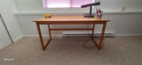 Wood Desk with Black Office Chair - thumbnail 2 of 5