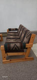 Southwestern-Style Pine Wood Living Room Set – Sofa, Chair, Coffee Table & End Table - thumbnail 3 of 7