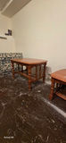 Solid Wood Coffee Table with Turned Legs and Lower Shelf - thumbnail 3 of 4