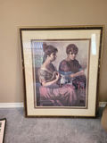 Framed Pastel Print — "Two Women" by Ventosa - thumbnail 2 of 3