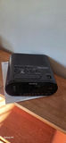 Table lamp with black pleated shade and Sony Dream Machine alarm clock - thumbnail 4 of 4