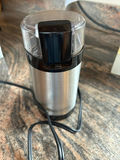 Coffee Grinder, Glassware & Kitchen Canisters Lot - thumbnail 1 of 4