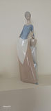 Ceramic Table Lamp with Porcelain Figurine Décor Pieces - thumbnail 1 of 6