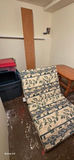 Modular Armless Chair with Folding Floral Futon/Guest Bed - thumbnail 4 of 8