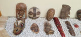 Collection of Carved Wood Tribal Masks & Figures - thumbnail 1 of 3