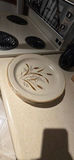 Stoneware Dinnerware Set with Leaf/Wheat Motif - thumbnail 10 of 12
