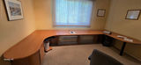 L-Shaped Corner Office Desk with Ergonomic Task Chair - thumbnail 3 of 5