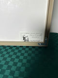 Framed watercolor landscape with farmhouse - thumbnail 6 of 7
