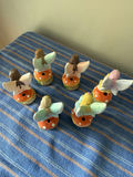Fairy candleholders and bisque bird boxes - thumbnail 6 of 8