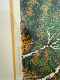 Diane Babcock -Birch Forest Artwork in Gold Frame - thumbnail 3 of 4