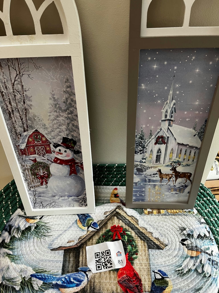 Holiday-themed framed signs and prints - image 1 of 6