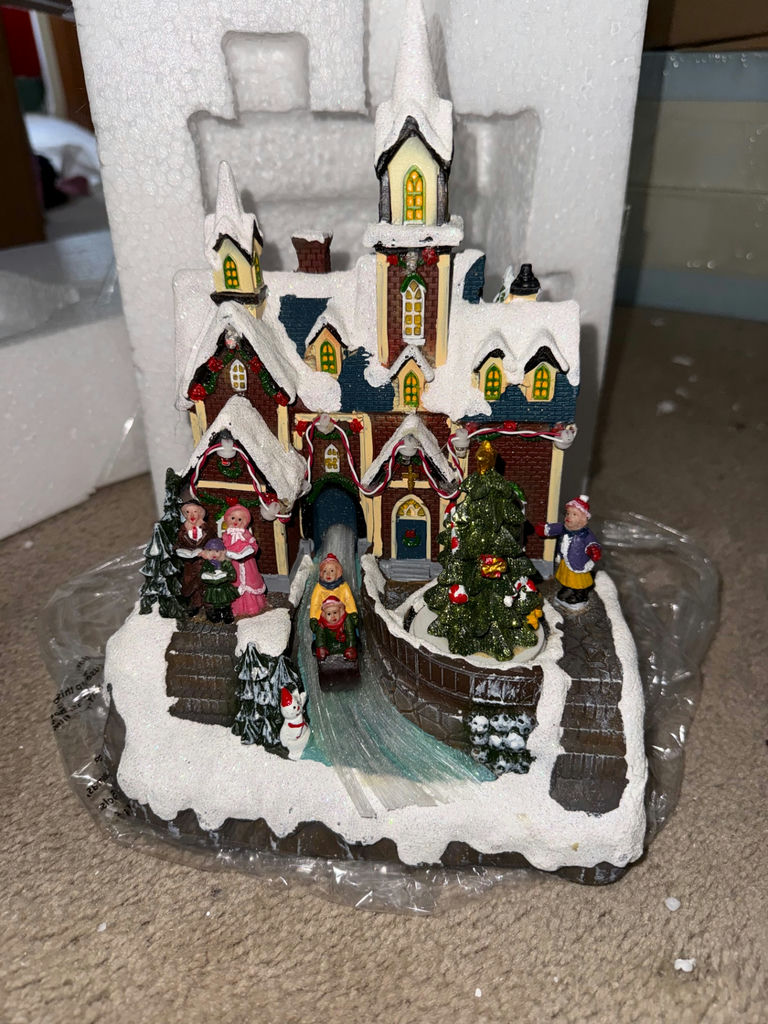 Assorted Christmas Village Figurines and Decor - image 3 of 4