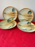 Nippon - Set of four ceramic plates with landscape scene - thumbnail 1 of 4