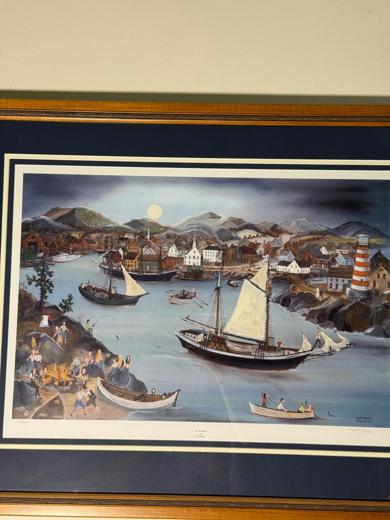Port Moonbeam by Will Moses (Eagle Bridge) framed print - image 2 of 8