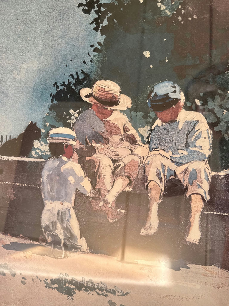 Framed Worcester Art Museum watercolor print: American Traditions in Watercolor - image 5 of 7