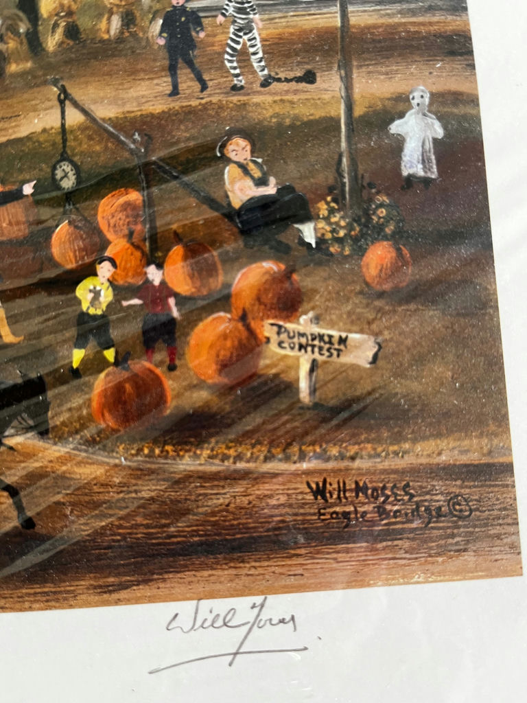 Pumpkins on the Green by Will Moses - limited edition print - image 5 of 6