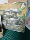 Three-tier rock-textured candle fountain - thumbnail 5 of 5