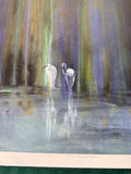 Two Herons in a Colorful Wetland - thumbnail 2 of 5