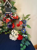 Multiple floral wreaths with birdhouse and ladder - thumbnail 4 of 4