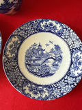 Blue and White Transferware Plates with Matching Pitcher - thumbnail 3 of 5