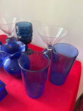 Cobalt blue glassware collection - thumbnail 2 of 3