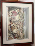Will Moses Winter Fun -  framed art print of winter village scenes - thumbnail 2 of 4