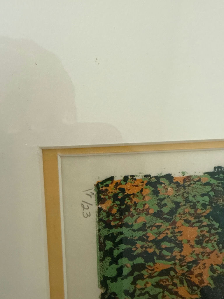 Diane Babcock -Birch Forest Artwork in Gold Frame - image 4 of 4