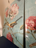 Two-Panel Floral Bird Canvas Diptych - thumbnail 3 of 3