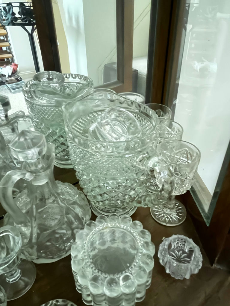 Clear cut-glassware collection - image 3 of 3
