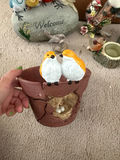 Bird-themed decorative figurines and planters - thumbnail 4 of 5