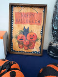 Halloween Decor Set with Knitted Pumpkins and Pumpkin Stand - thumbnail 3 of 5
