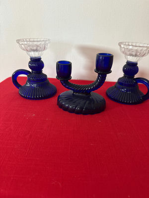 Vintage imperial and princess house cobalt blue - Image 1 of 2