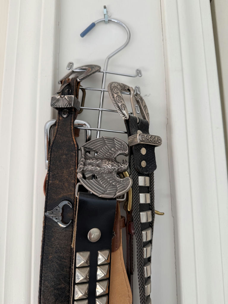 Assorted Belts, Buckles, Button Covers, and Tie Clips - image 6 of 10