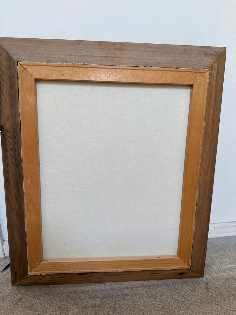 Coastal beach landscape painting in a wood frame - image 5 of 6