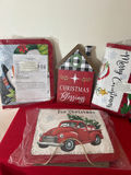 Christmas-themed decorative signs and textiles - thumbnail 1 of 3