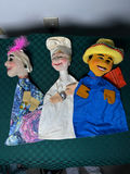 Fortune Teller, Chef, Sombrero Figurine Hand Puppets - thumbnail 1 of 2