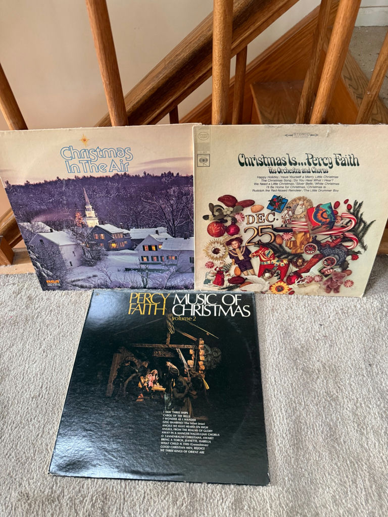 Collection of Christmas-themed vinyl LPs - image 7 of 7