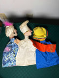 Fortune Teller, Chef, Sombrero Figurine Hand Puppets - thumbnail 2 of 2
