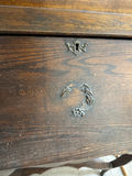 Antique wooden secretary desk with drop-front writing surface - thumbnail 3 of 5