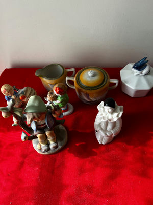 Assorted Ceramic Figurines and Sailboat Mugs - Image 1 of 5