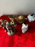 Assorted Ceramic Figurines and Sailboat Mugs - thumbnail 1 of 5