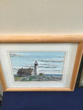 Framed Lighthouse Art Prints 11x9, 9x7, 12.5x11 - thumbnail 3 of 4