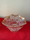 Etched crystal bowls with ceramic ladle - thumbnail 3 of 4