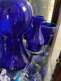 Cobalt blue glass vases collection - thumbnail 2 of 3