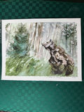 Set of three watercolor nature prints - thumbnail 4 of 4