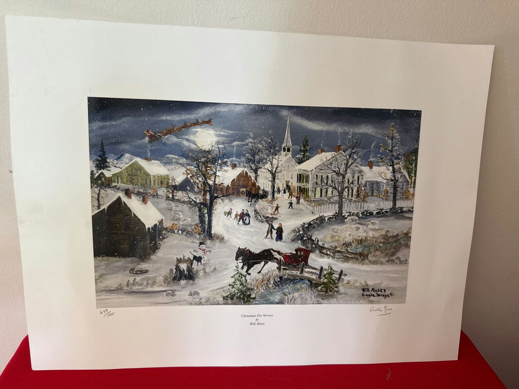 Christmas Eve Service print by Will Moses - image 1 of 2