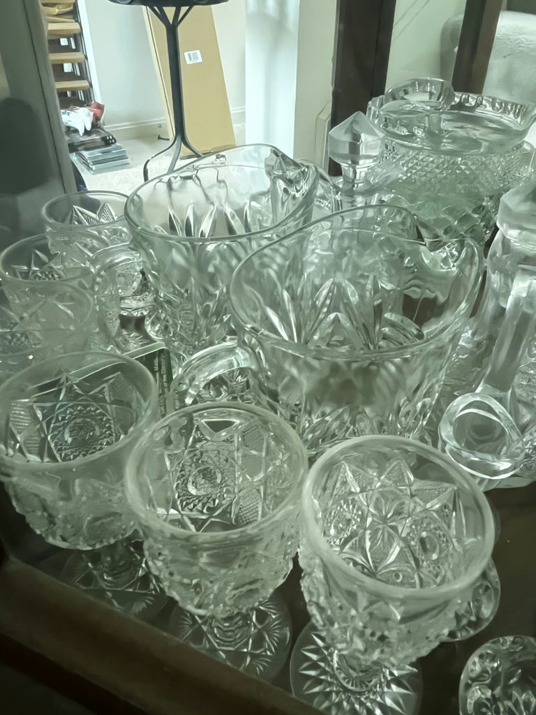 Clear cut-glassware collection - image 2 of 3