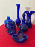 Cobalt blue glassware collection - thumbnail 2 of 3