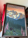 Yellowstone framed landscape print - thumbnail 2 of 3
