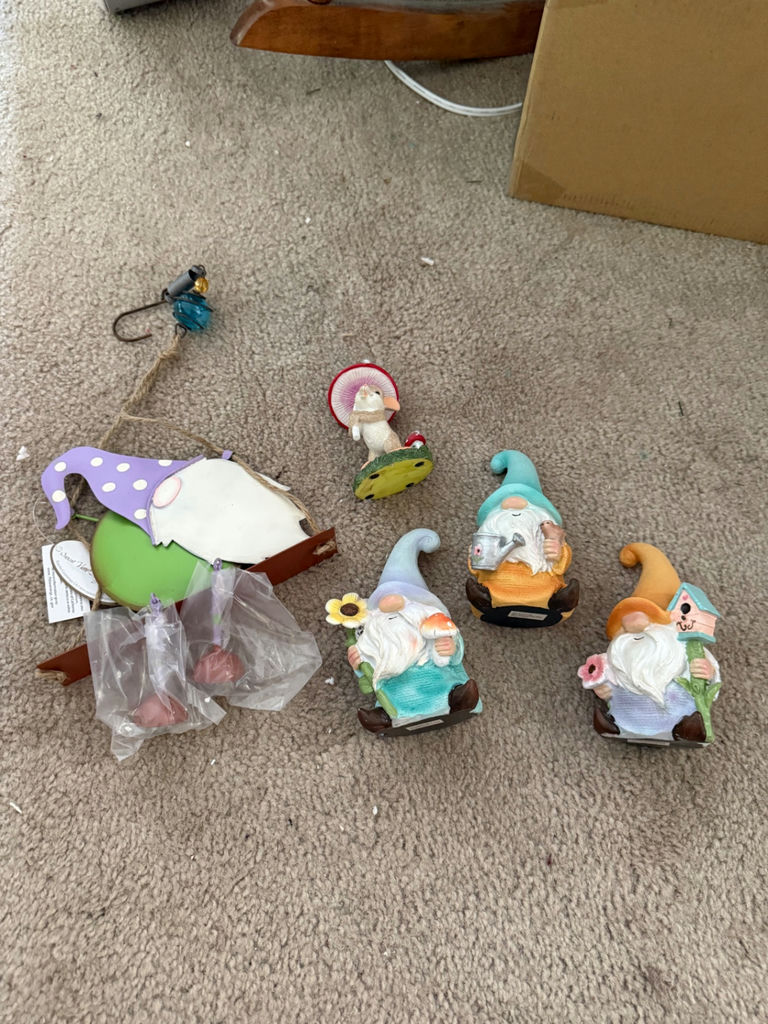 Gnome and Mushroom Garden Figurine Collection - image 1 of 4